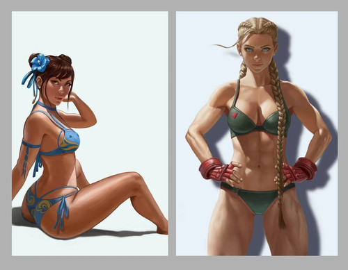 Street fighter swimsuit - 2,